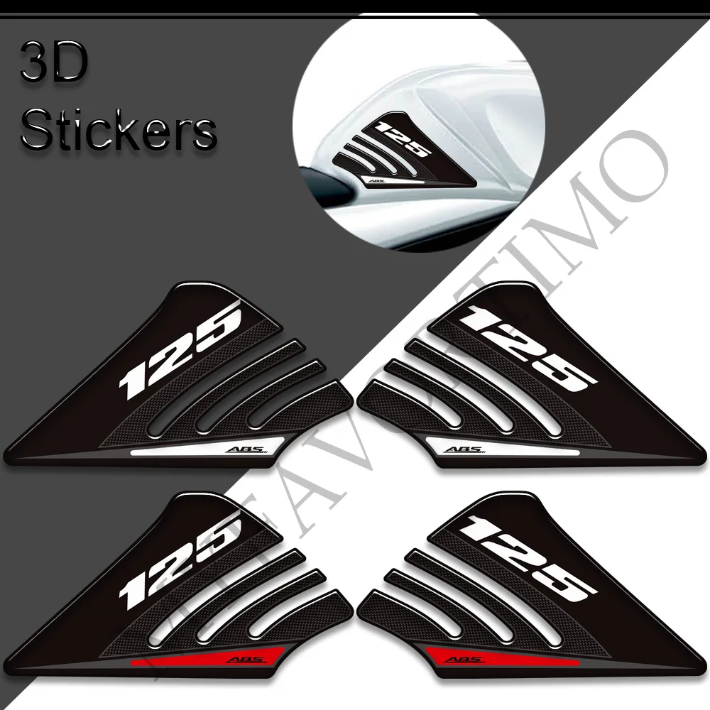 

Motorcycle Tank Pad Grips Gas Fuel Oil Kit Knee Protector For Suzuki GSXR GSX-R 125 GSXR125 GSX R125 GSX-R125