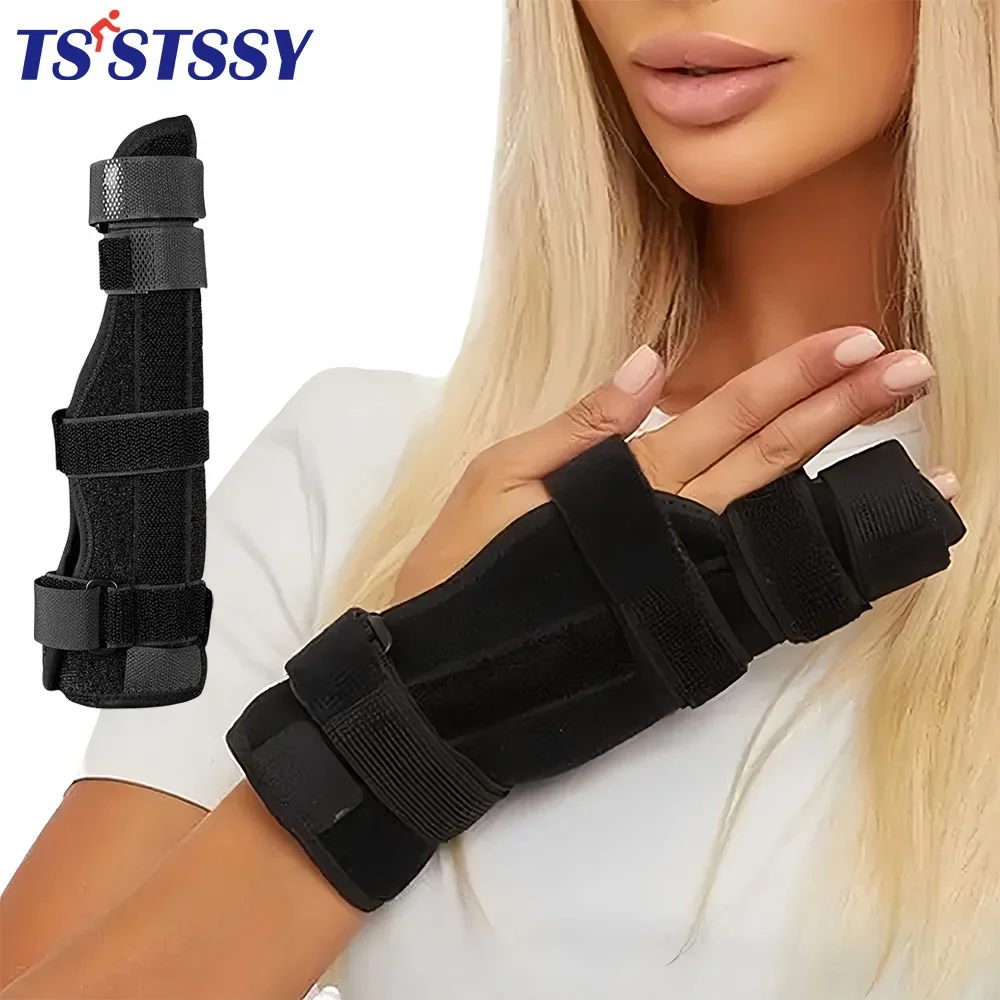 1Pcs Boxer Finger Splint Supports,Middle Metacarpals Knuckles Straightening for Trigger Finger,Injury,Fracture,Broken,Tendonitis