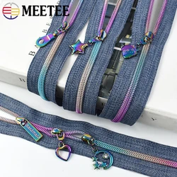 1/2/3M 5# Nylon Zippers Coil Roll Zipper Tapes Zip Sliders Bags Pocket Clothes Decor Zips Repair Kit DIY Hardware Accessories