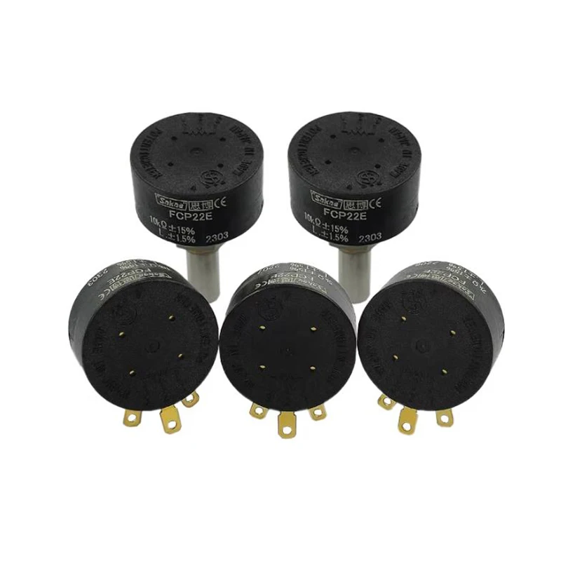 FCP22E Sakae Conductive plastic potentiometer 1K 2K 5K 10K optional 360 degrees Single circle infinite rotation