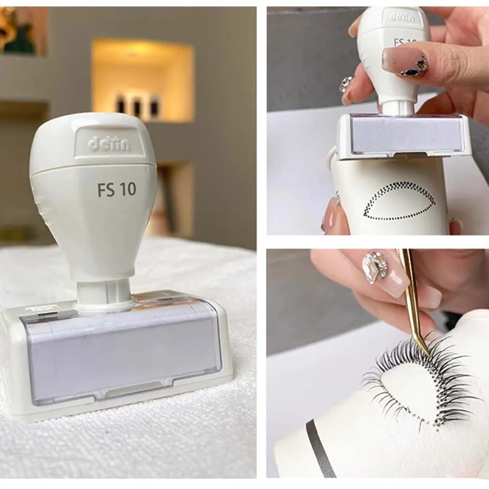 Wimperhouder Wimperverlenging Enten Wimpers Training Zegel Valse Lash Praktijk Model Wimpers Praktijk Stempel Stencil