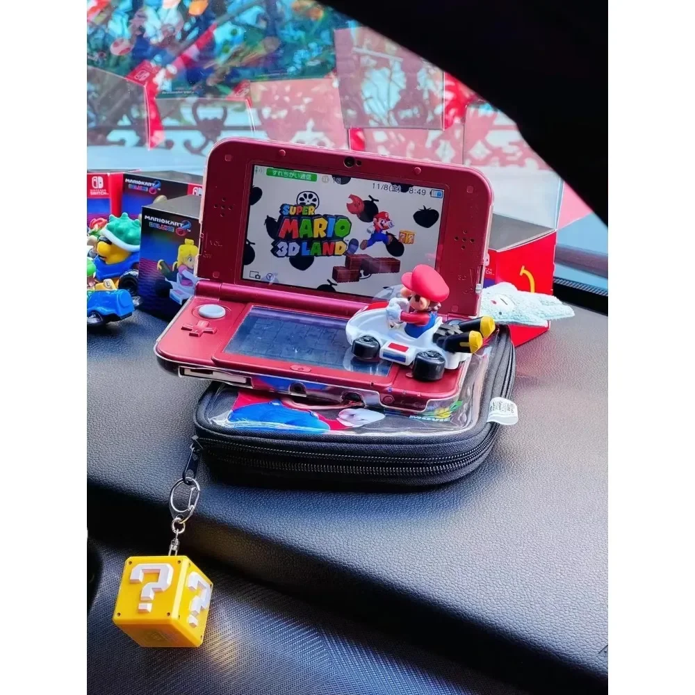 2024 baru Mcdonalds Mario Kart seri Mario Bros tokoh Karting Mainan HAPPY Food Figurine Koleksi patung Model hadiah anak-anak