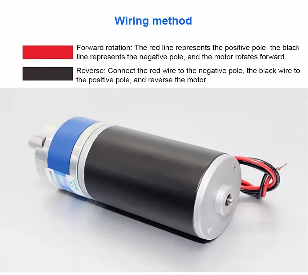 100KG 36MM 36ZY 12V/24V All Metal Planetary Gear Reduction Motor Micro DC Motor Steel Pipe Motor High Torque D/H-shaped Shaft