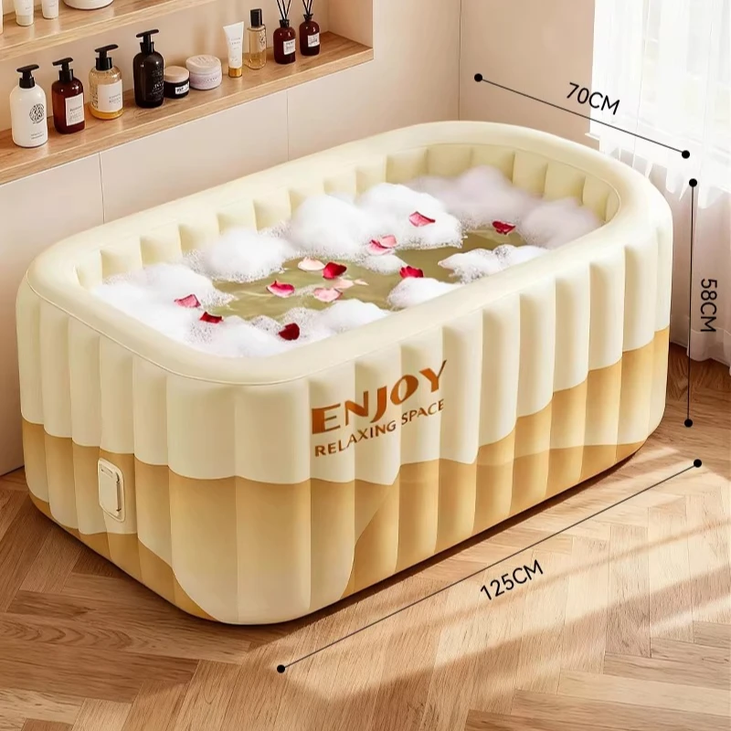 Hot Inflatable Foldable Bathtub Clearance Foot Sex Home Foldable Bathtub Adults Baby Jacuzzi Gonflables Cold Plunge Tub - Detail 1