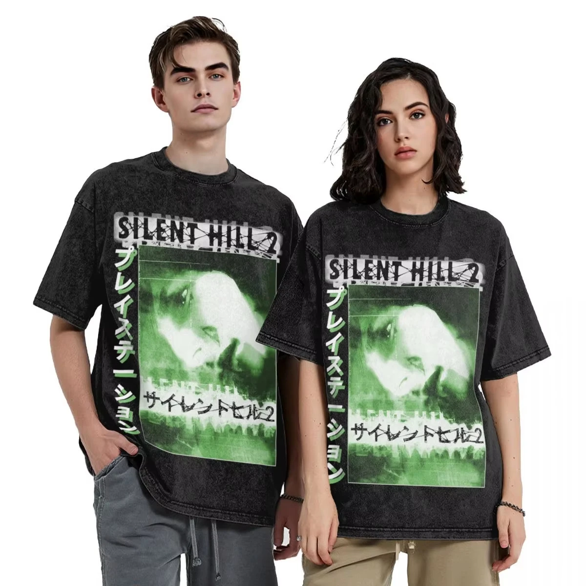 Silent Hill 2 Shirt Streetwear for Men Women Sunderland Hip Hop Tee Shirt Hiphop Streetwear