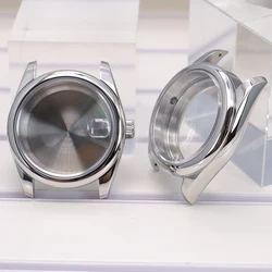 36mm 40mm Cases Men's Watch Sapphire Stainless Steel Parts For Seiko Nh35 Nh36 Miyota 8215 Movement 28.5mm Dial Oyster Hot Sale