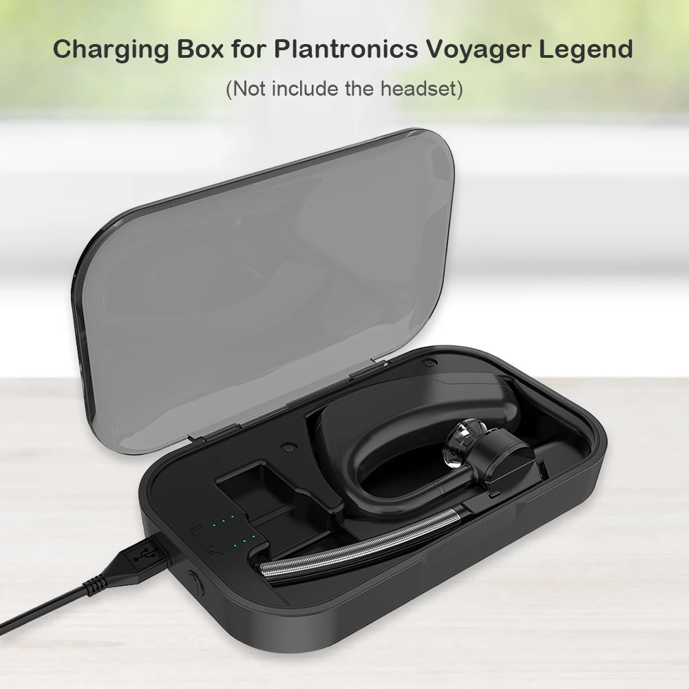 Bluetooth-compatible Headset Fast Charging Box for Plantronics Voyager Legend/5200 Earphone Compact and Portable Carry