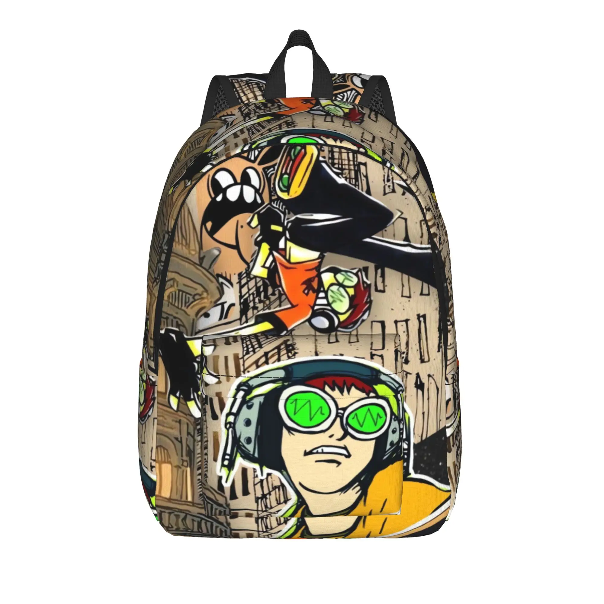 Jet Set Radio Future Backpack  Workout Backpacks Student Kawaii High School Bags Design Breathable Rucksack