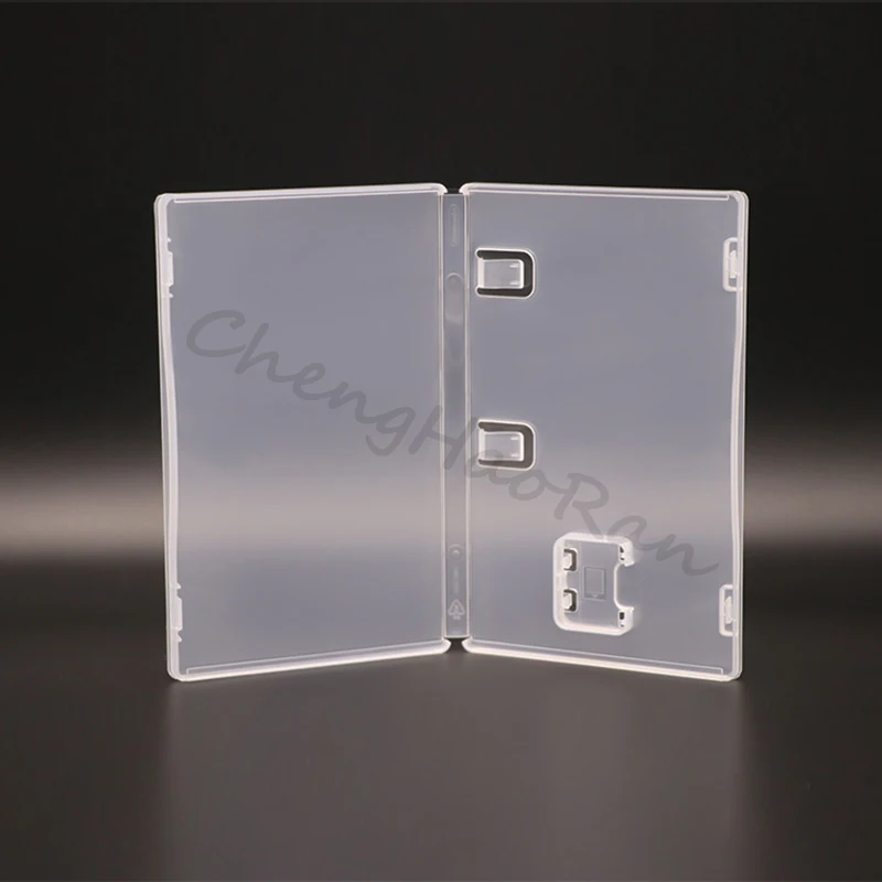 ChengHaoRan 1 قطعة صندوق تخزين بطاقة الألعاب الشفافة نينتندو سويتش بطاقة الألعاب غطاء حماية شفاف