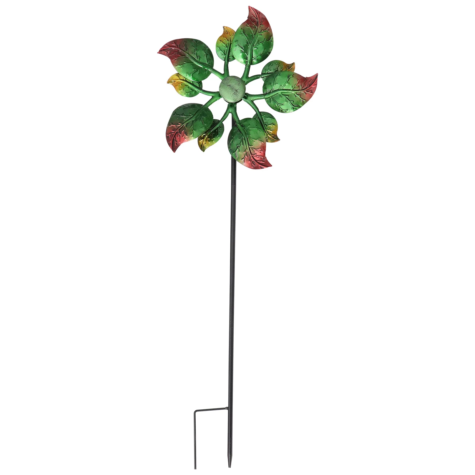 

1Pcs Colorful Decorative Iron Windmill Rotating Pinwheel Outdoor Yard Ornament Garden Lawn Adornment Iron Windmill