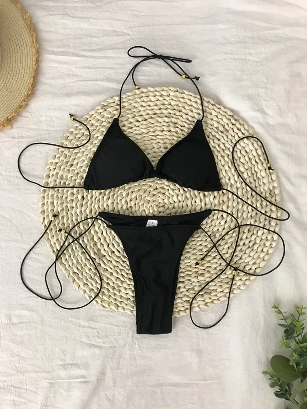 Sexy Swimsuit Female Swimwear Bathing Suit Women Micro Bikini Solid Mini Bikini Set Brazilian Biquini Swimming Suits Beachwear