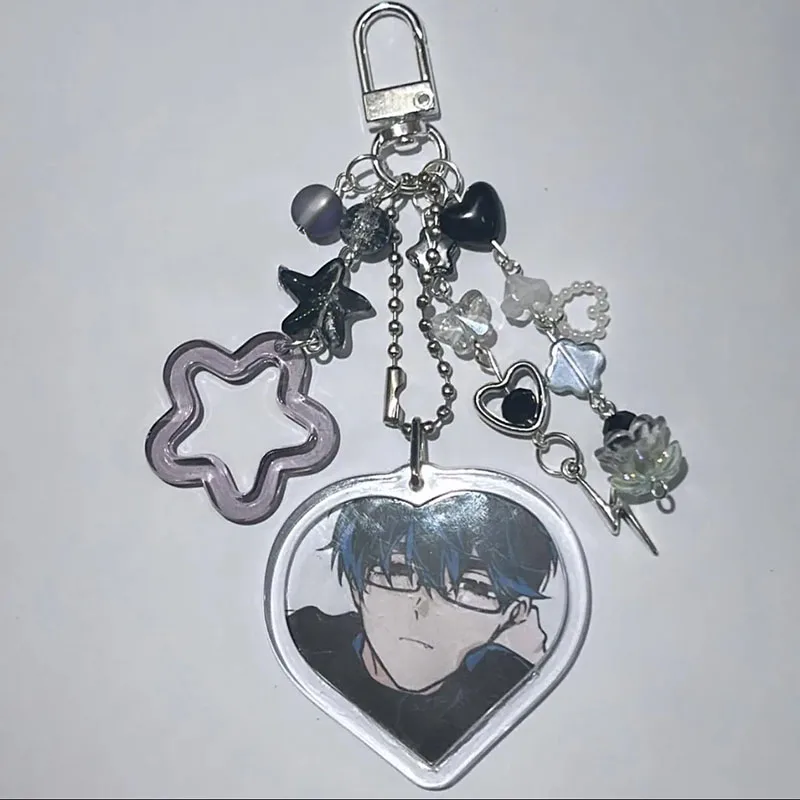 handmade alien stage ivan photo keychains trendy aesthetic