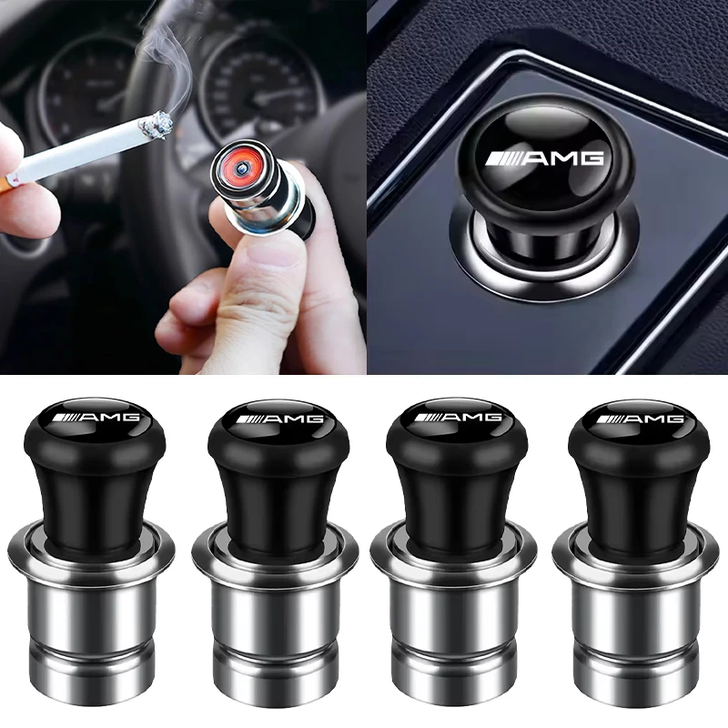 12 В металлический универсальный автомобильный ветрозащитный беспламенный прикуриватель розетка для Mercedes Benz AMG W211 W203 W204 W210 W124 12 В металлический универсальный автомобильный ветрозащитный беспламенный прикуриватель розетка для Mercedes Benz AMG W211 W203 W204 W210 W124