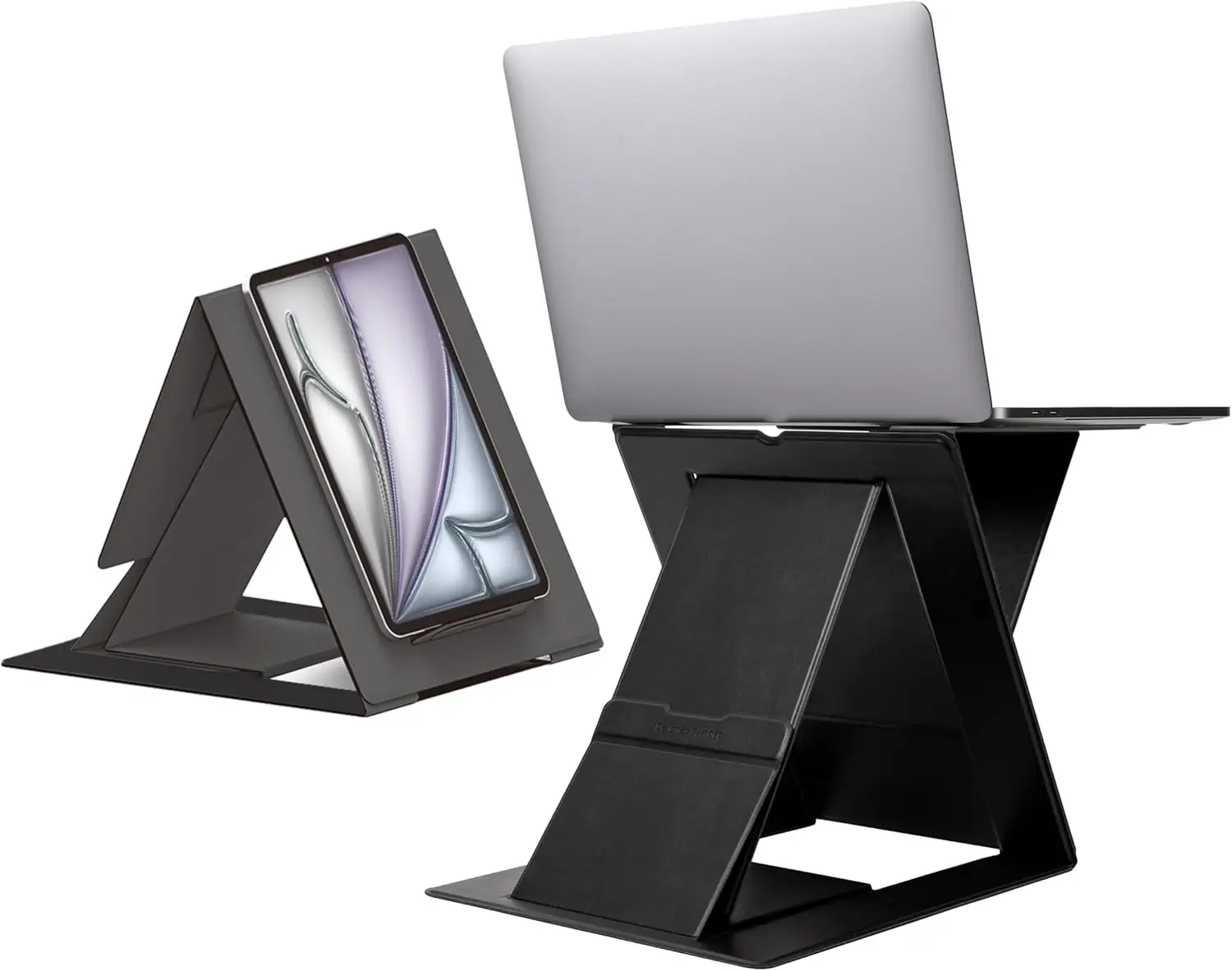 

Портативная складная подставка для ноутбука, регулируемая эргономичная подставка для путешествий и домашнего офиса, легкая охлаждающая подставка черного цвета