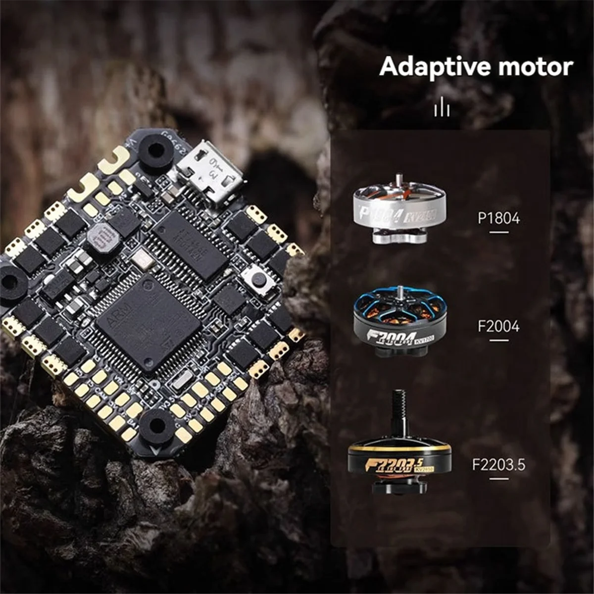 A03R F7 35A AIO Flight Controller STM32F722 Onboard MPU6500 Gyroscope 25.5x25.5MM BLHELIS 3-6S for RC FPV Racing Drone