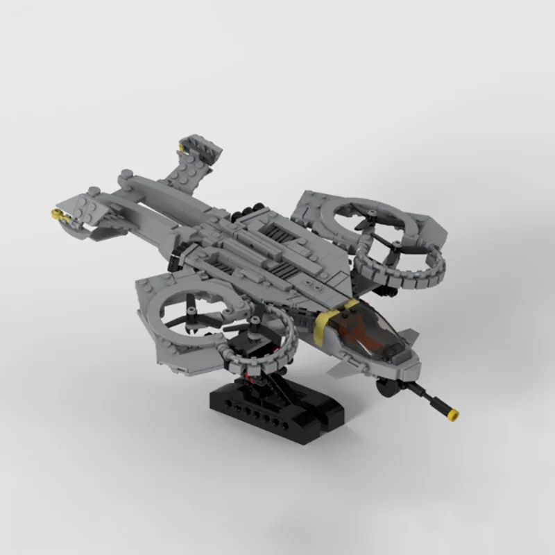 Bloques de construcción MOC que rompen Seawasp, modelo Aerocraft, ciencia ficción, tecnología de nave espacial, ladrillos DIY, juguete para regalo ensamblado