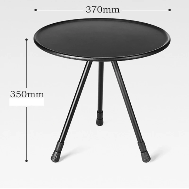 Table Ronde Pliante en Alliage d'Aluminium, Équipement de Voyage Portable, Levable, pour l'Extérieur, le Camping, la Conduite Autonome, Nouveau