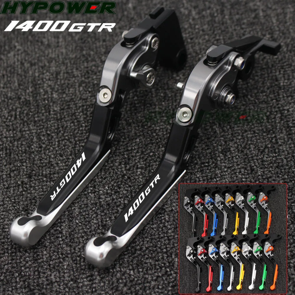 Pour KAWASAKI GTR 1400 GTR1400/CONCOURS 2007-2019 2018 2017 accessoires de moto leviers d'embrayage de frein extensibles pliants