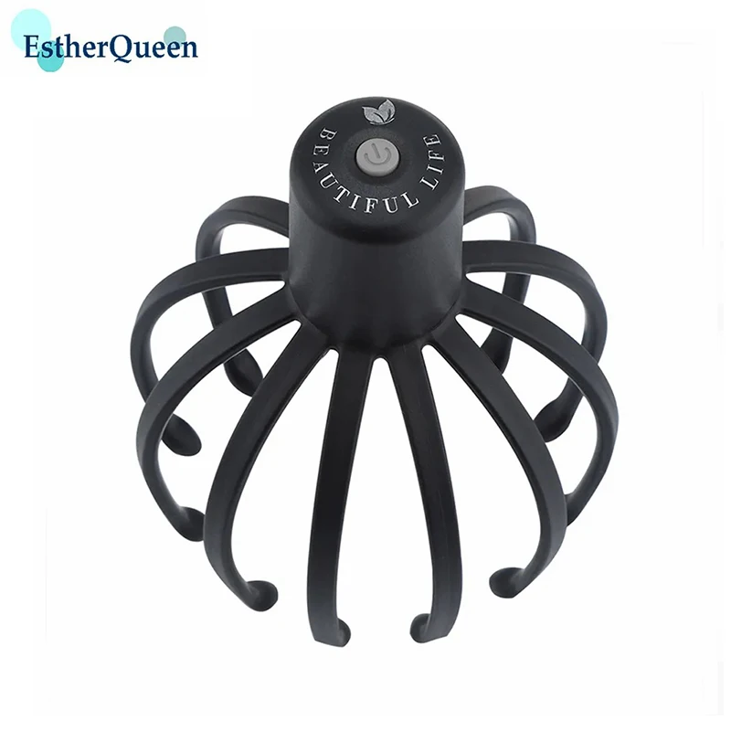 

Electric Octopus Claw Scalp Massager With USB Multi Claw Kneading Vibration Massager Stress Relief Therapeutic Head Scratcher