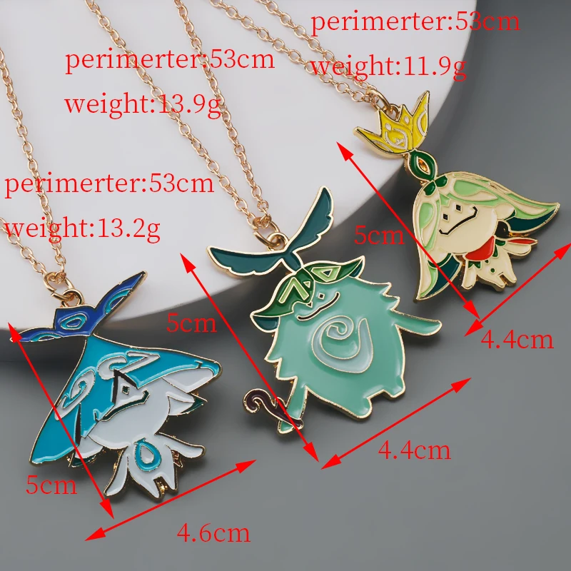 Genshin Impact Sumeru Aranara Arama Keychain Kawaii Figure Pendant Key Chain for Fans Collection Jewelry Christmas Gift