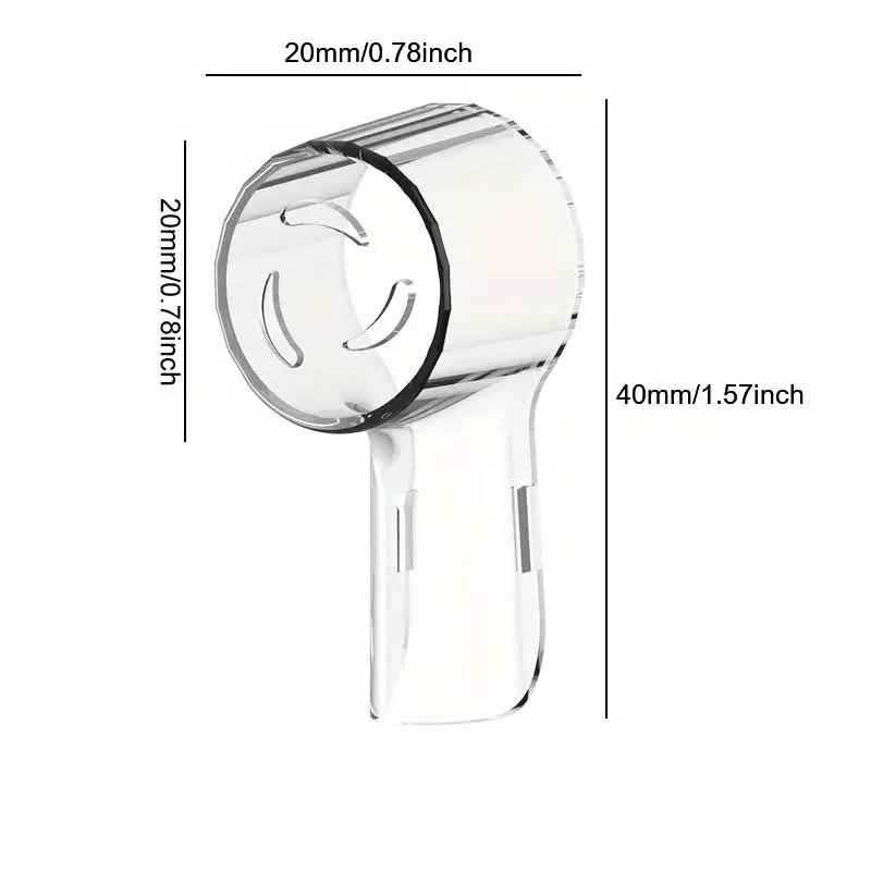 Osłony przeciwpyłowe na szczoteczki do zębów kompatybilne z wymiennymi głowicami Braun Oral B i osłoną główki elektrycznej szczoteczki do zębów serii iO
