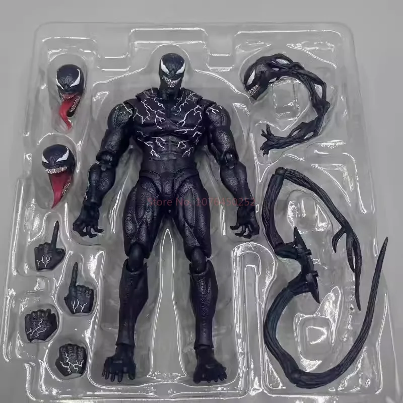 Marvel Venom: The Last Dance Joint Mobile Handpiece Shf Venom War Horse Co Modelo de brinquedo de marca