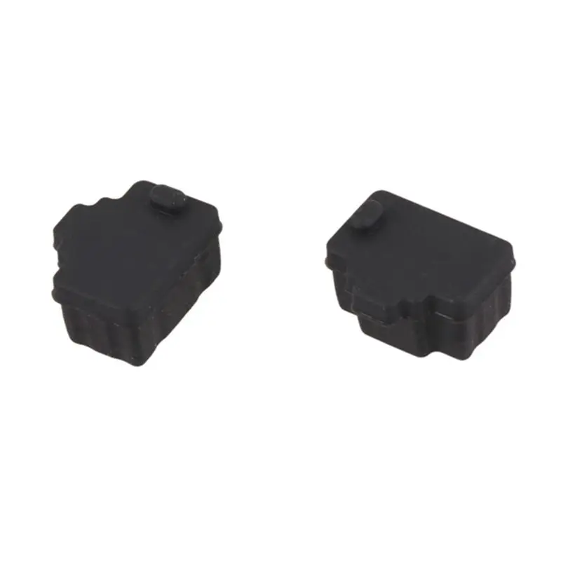 ABFS 100Pcs Black Ethernet Hub Port RJ45 Anti Dust Cover Cap Protector Plug RJ45 Interface Dust Plug for RJ45 Female Port