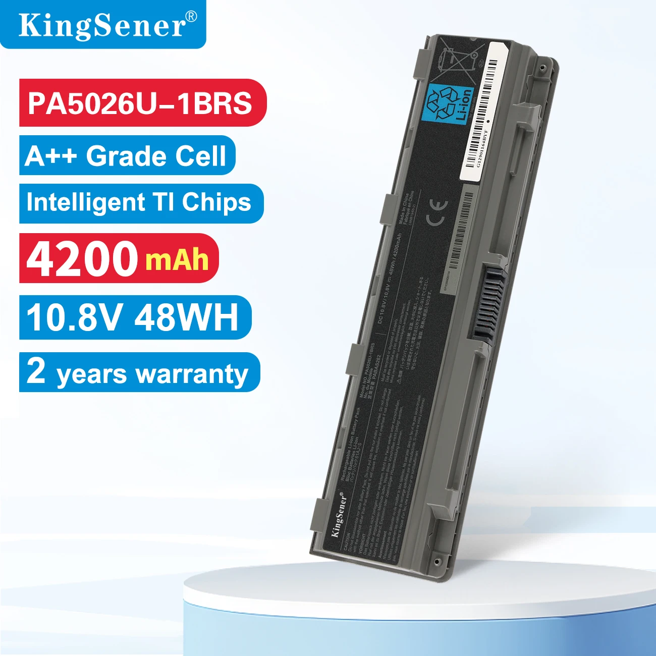 KingSener PA5026U PA5026U-1BR Laptop battery For Toshiba Satellite P855 P870 P850 P855 P875 P870 P845 PABAS262 10.8V 48WH