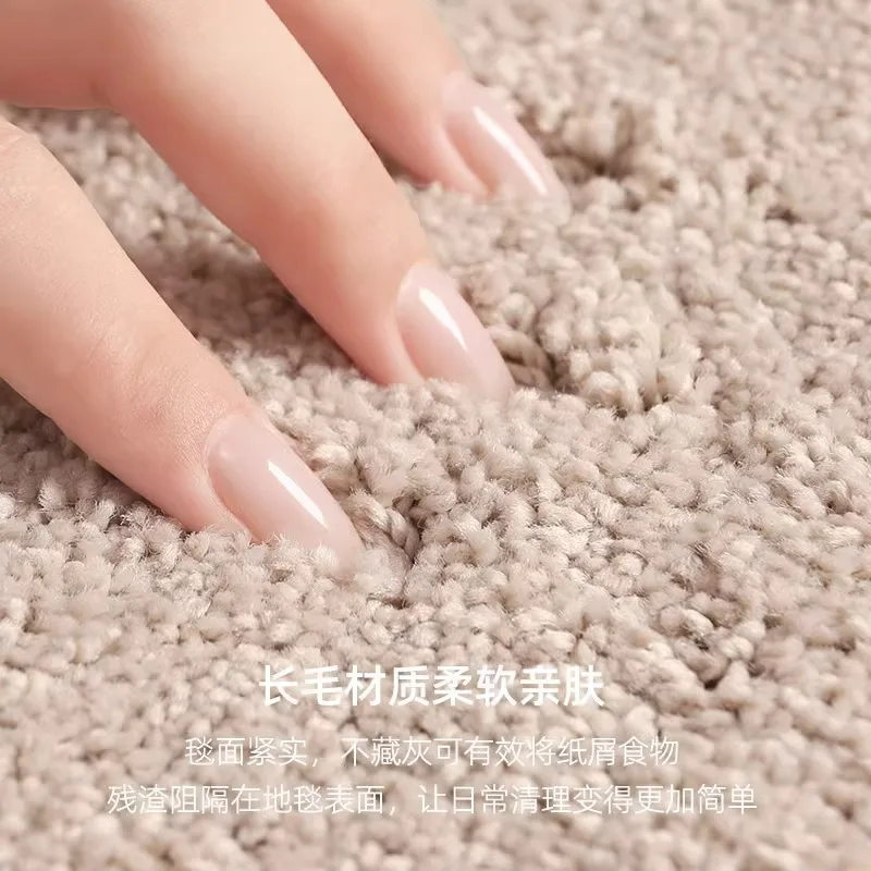 

Italian villa carpet living room minimalist mansion 2025 new light luxury high-end coffee table sofa blanket bedroom blanket