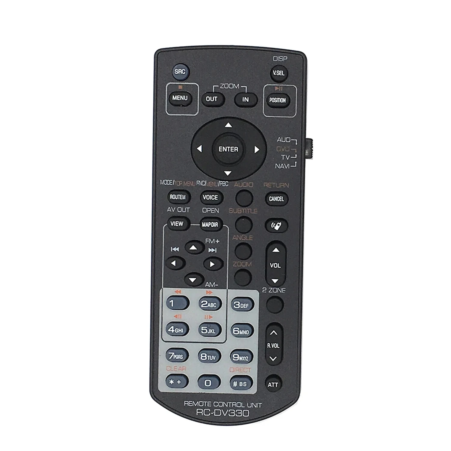 RC-DV331 RC-DV330 Remote Control for Kenwood CAR Audio/Video Player DDX5032 DNX512EX DDX512 DDX5032M Dnx5240 Ddx54r Ddx5024