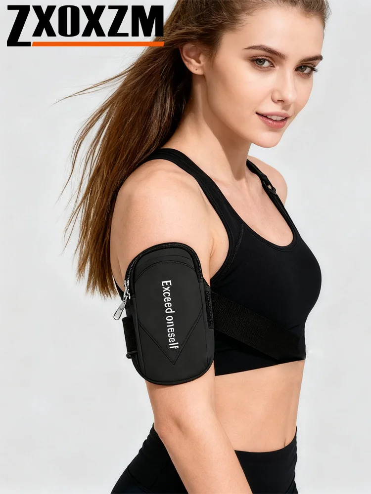 AliExpress ZXOXZM 1Pcs Sports Arm Band Phone Holder Pouch, Adjustable Sweatproof Armband Sleeve Bag for iPhone Samsung Running Cycling Fitness Gym