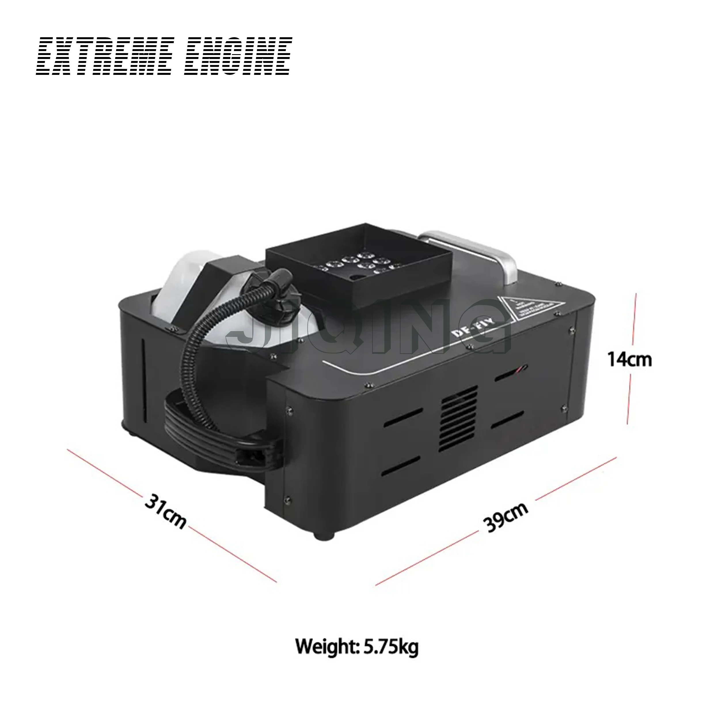 Imagem -03 - Máquina de Nevoeiro Vertical Led 1500w 24x 3w Fogger Profissional para Equipamento de Palco Controle Remoto sem Fio Opcional