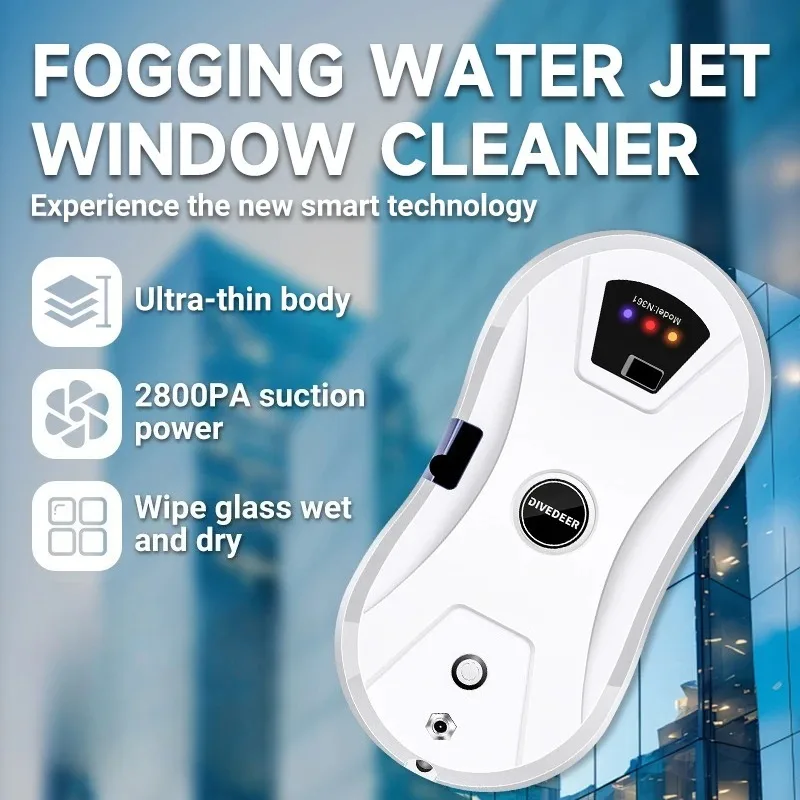 Fully Automatic Smart Window Cleaning Robot Remote Control Auto Path Planning Electric Window Glass Washing Cleaner