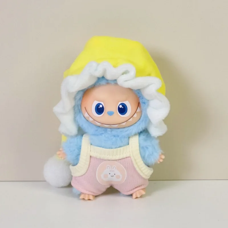 ロパ・ラブブ用オーバーオールと帽子、10.5cmラブブ4.0用、ザ・モンスターズピン・フォーラブシリーズドール服衣装アクセサリー