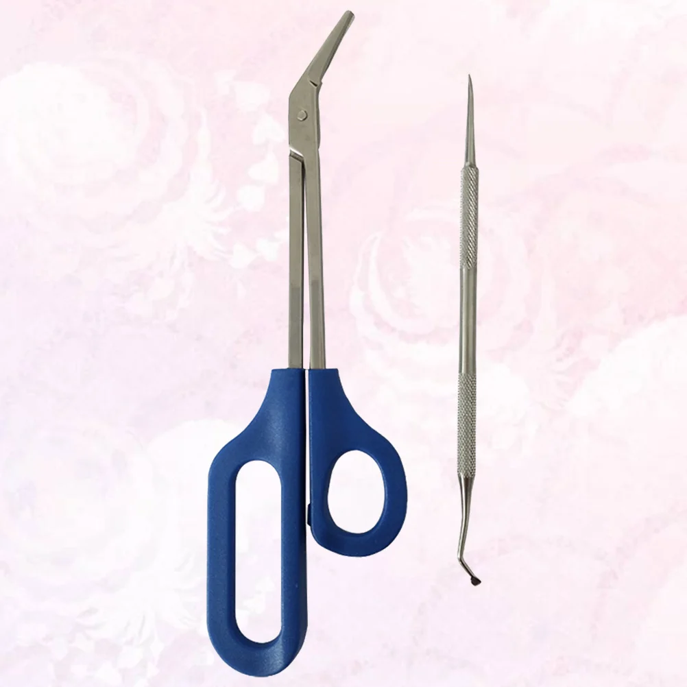 고품질 스테인리스 스틸 매니큐어 페디큐어 그루밍 키트 네일 커터 세트 (가정용/야외용) 실버 네일 케어 세트 1세트