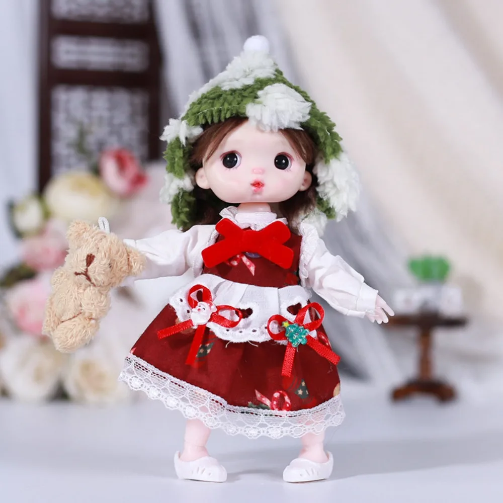 로리타 드레스 BJD 인형 의류 장난감 액세서리 크리스마스 세트 Bjd 인형 스커트 드레스 패션 인형 DIY 의류 키즈