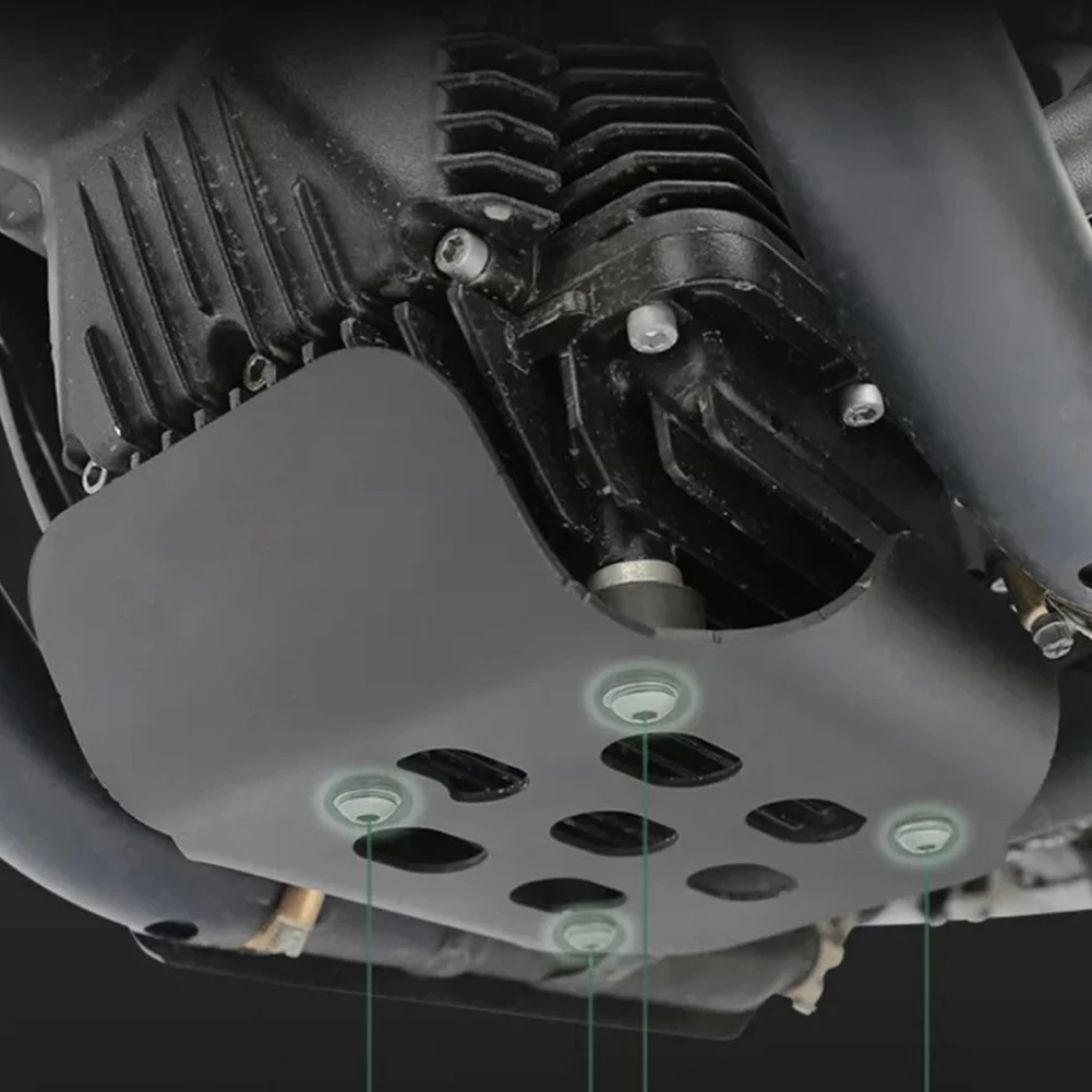 اكسسوارات الدراجات النارية تحت غطاء حماية المحرك ل Moto Guzzi V9 Bobber V9 لوحة التزلج باش الإطار الحرس-ABQA
