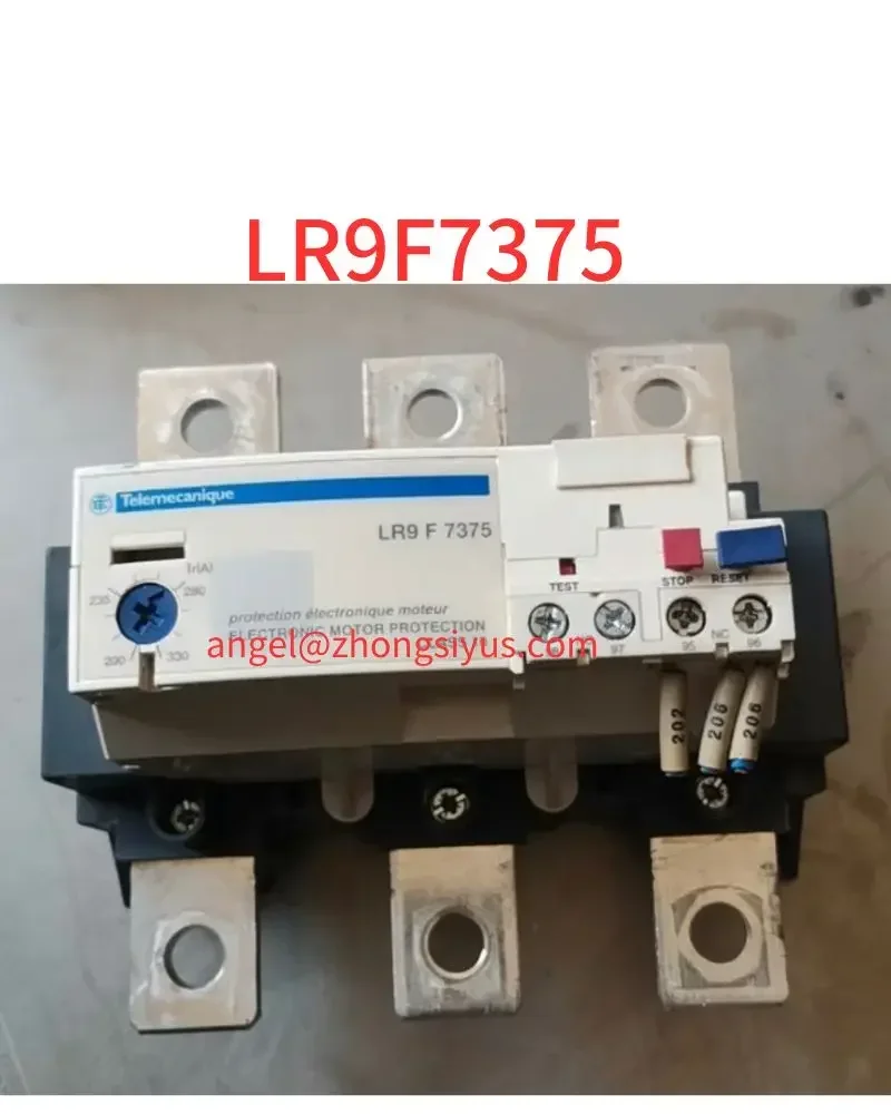 

Used LR9F7375 thermal overload relay