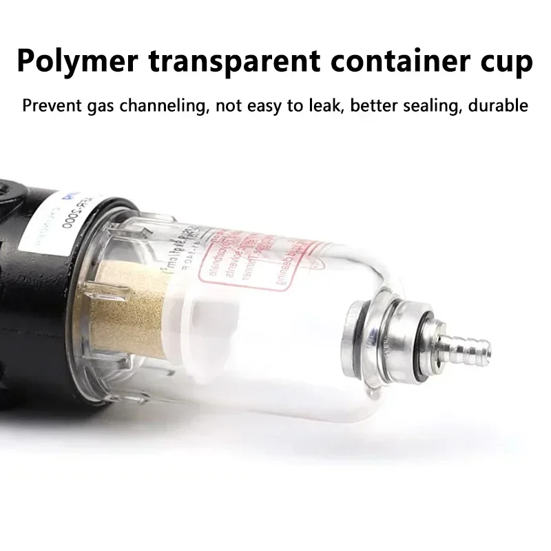 1/4 Air Source Processor AF2000 AF2000-02 Copper Filter Air Pump Filter Oil Water Separator Pneumatic Components Air Compressor