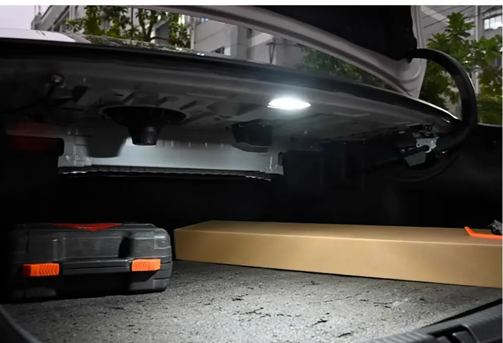1 Stück Auto-LED-Kofferraumbeleuchtung Innenraum-Ladungsraumleuchte Kofferraumlampe 12V für Toyota Yaris / Echo 1999-2018 OEM # 81330-02010 – Detail 18