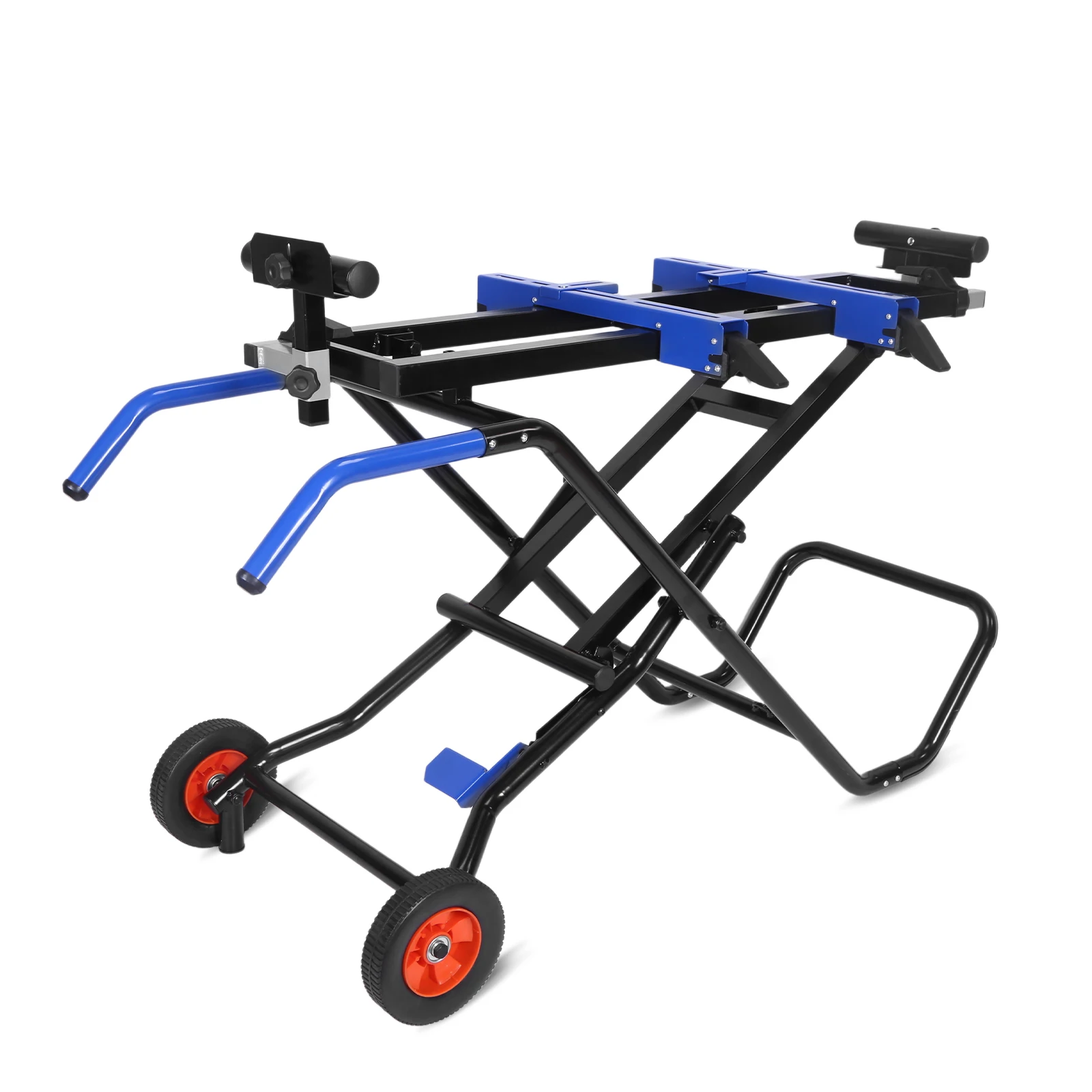 

Portable Table Saw Stand 330Lbs Load Capacity Mitering Chop Saw Stand Adjustable Support Universal for Most Brands of Table Saws