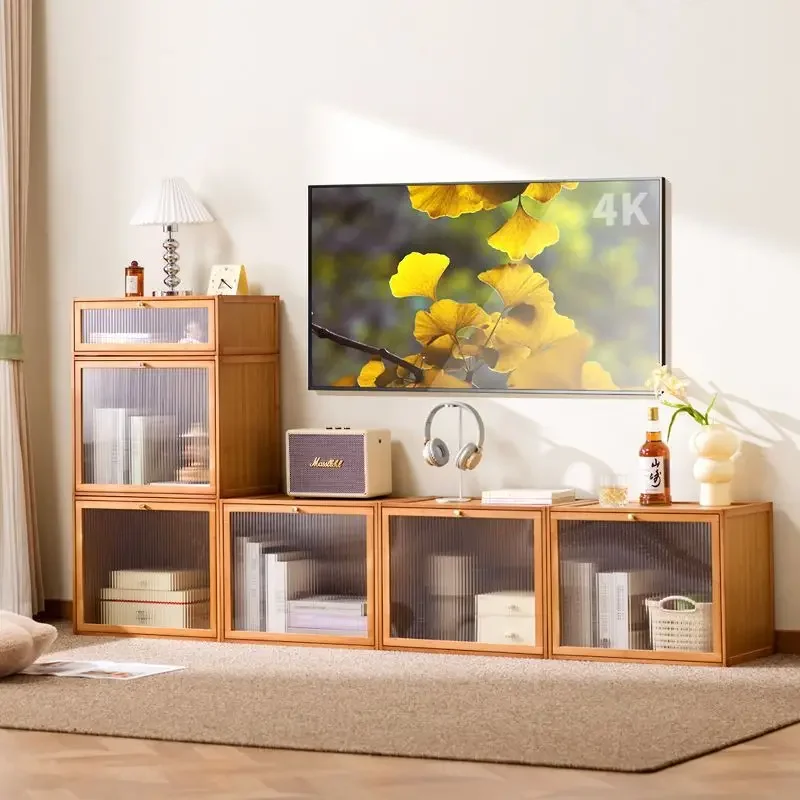 Front opening clamshell storage box Househol/d children's toys Snack sorting box Storage cabinet Storage wardrobe