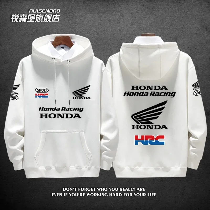 سترة Honda Factory Racing Team Gold Wing للرجال والنساء للخريف والشتاء، بلوفرات رياضية عصرية