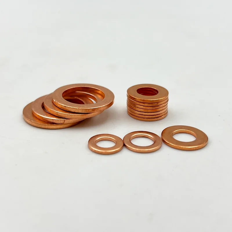 280-teiliges Kupfer-Unterlegscheiben-Dichtungsmutter- und Bolzenset, Flachring-Dichtungs-Sortiment-Set mit Box, M5, M6, M8, M10, M12, M14, M16, M20 für Sump-Stecker – Detail 7
