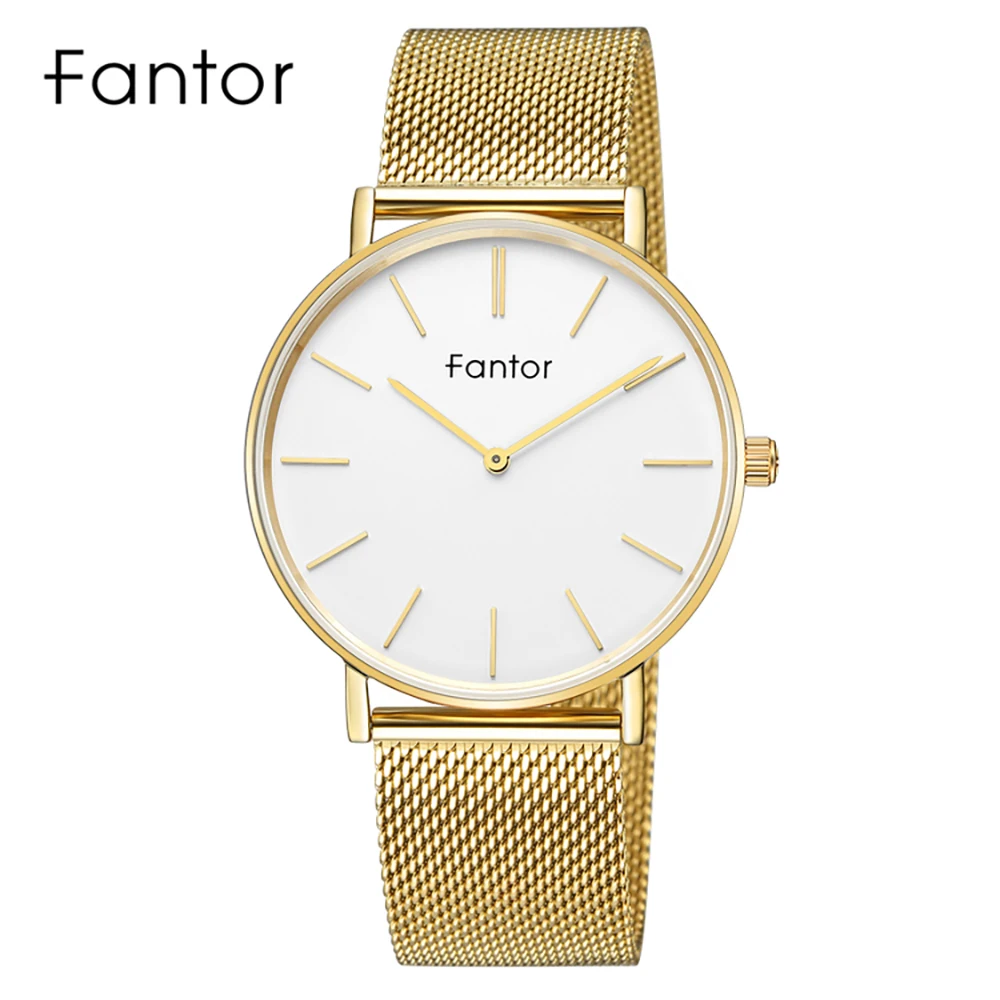 Fantor Marke ultra dünne Männer Uhr minimalist ische Armbanduhr lässig Mann Business Quarz Mode Uhr