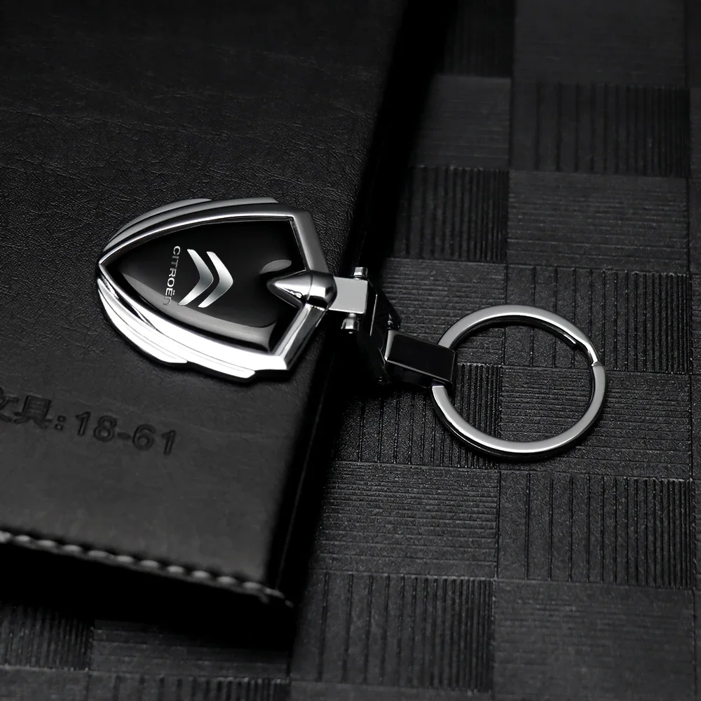 Car Sticker Car Styling Logo Metal Badge Keychain Key Decoration Accessories For Citroen C4 C3 C5 C1 C2 Berlingo Celysee Cactus - view 5