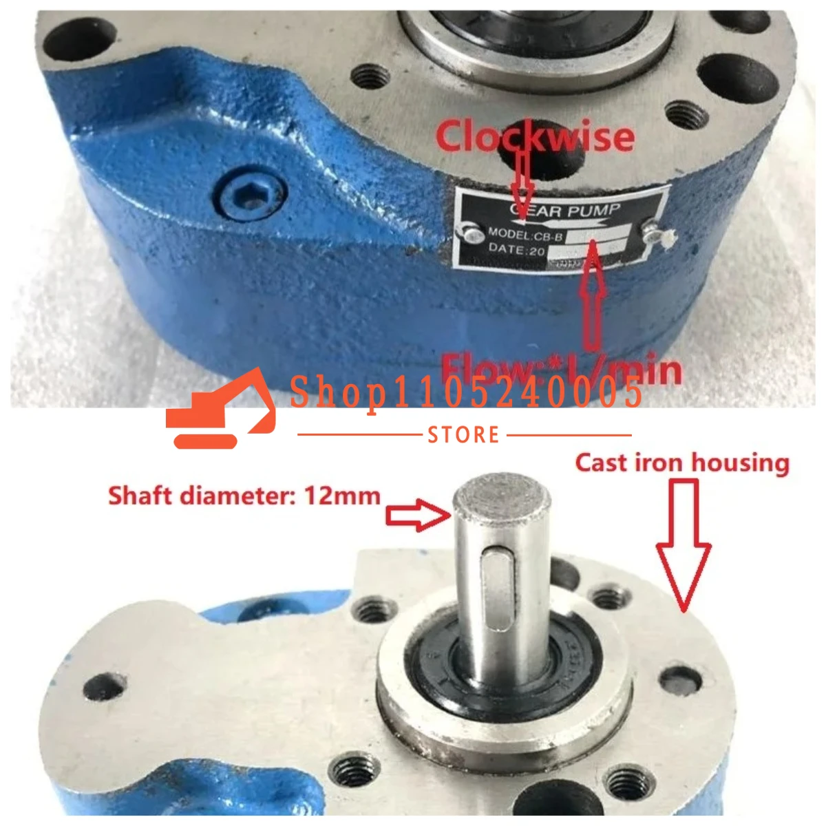 

Гидравлические шестеренные насосы CB-B CB-B2.5 CB-B2.5F CB-B4 Масляные насосы низкого давления CB-B4F CB-B6 CB-B6F CB-B10 CB-B10F