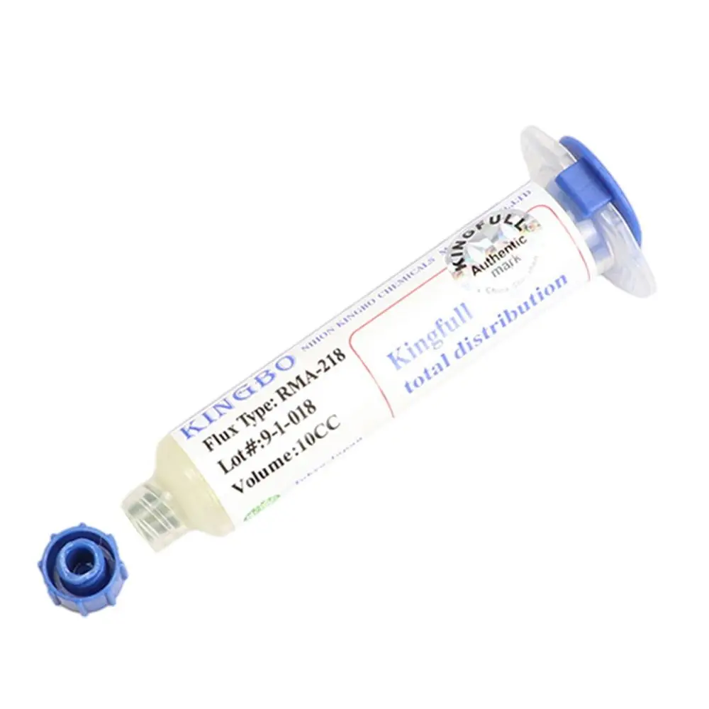 RMA-218 No-Clean Solder Paste Halogen-free Lead Free Soldering Repair Paste 10cc Rosin Solder Flux BGA PCB Reballing