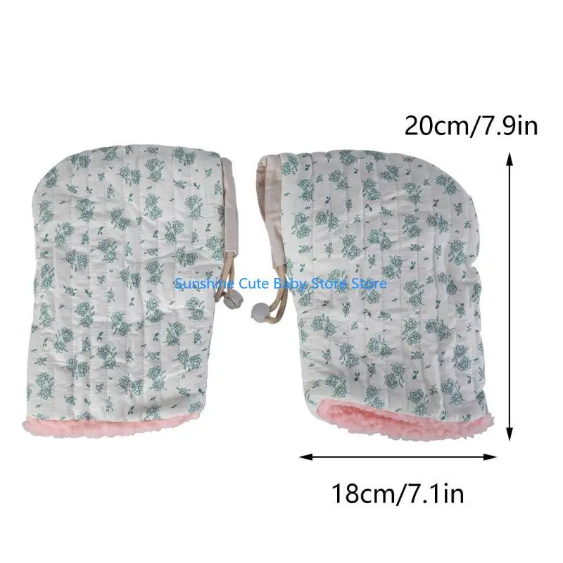 Guantes infantiles multiusos C5AF, manguitos manillar a prueba viento para niños con estampado dibujos animados