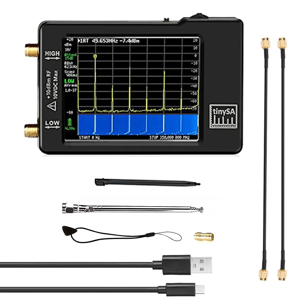 K50 Hand held tiny Spectrum analyzer Upgraded TinySA 2.8